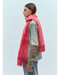 Acne Studios - Narrow Tie-Dye Wool Scarf - Lyst