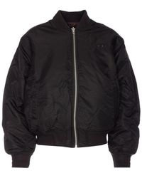 DIESEL - Logo W-Type-D1 Reversible Bomber Jacket - Lyst