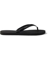Prada - Leather Thong Sandals - Lyst