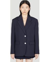 Prada - Wool Mohair Suit Blazer - Lyst