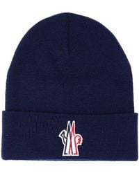 Moncler - Logo-Branded Wool Beanie - Lyst
