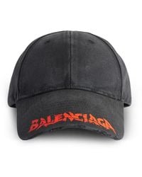 Balenciaga - Cotton Cap With Curved Visor - Lyst