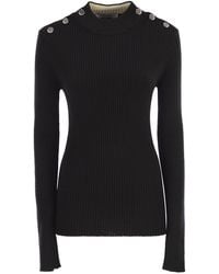 Sportmax - Renania Fitted Jumper With Buttons - Lyst