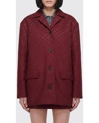 Gucci - Gg Cotton Blend Jacket With Crystals - Lyst