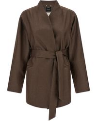 Kiton - Linen Blend Blazer - Lyst