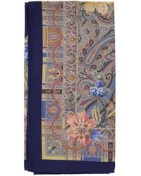 Etro - Scarf With All-Over Paisley Print - Lyst