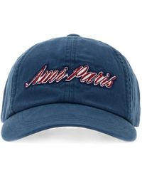 Ami Paris - 100% Cotton Baseball Cap - Lyst