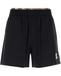 Burberry - Stretch Nylon Bermuda Shorts - Lyst