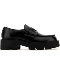 Prada - Leather Loafers - Lyst