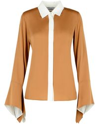 Max Mara - 'Pio' Silk Shirt - Lyst