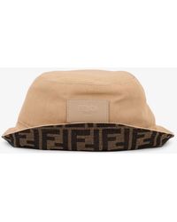 Fendi - Cotton Bucket Hat - Lyst