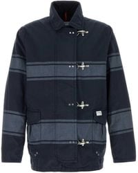 Fay - Two-Tone Cotton Jacket - Lyst