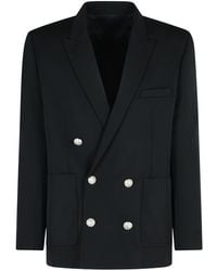 Balmain - Virgin Wool Blazer - Lyst