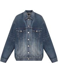 Balenciaga - Denim Jacket - Lyst