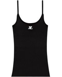 Courreges - "Reedition" Knit Tank Top - Lyst