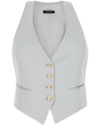 Tom Ford - Wide Leg Tuxedo Tailored Pants - Lyst