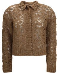 Max Mara - Quarto Openwork Cardigan - Lyst