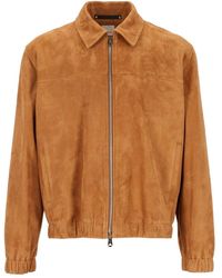 Paul Smith - Lambskin Suede Jacket - Lyst