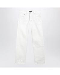 Tom Ford - Jeans With Bikereffect Details - Lyst