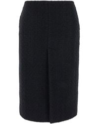 Gucci - Midi Skirt With Rear Slit - Lyst