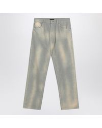 Prada - Light Corduroy Trousers With Washed Effect - Lyst