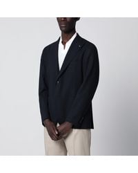 Tagliatore - Single-Breasted Textured Wool Jacket - Lyst