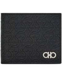 Ferragamo - Embossed Gancini Wallet - Lyst