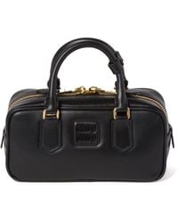 Miu Miu - Arcadie Nappa Leather Bag - Lyst