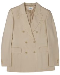 P.A.R.O.S.H. - P. A.R. O.S. H. Double-Breasted Tailored Blazer - Lyst