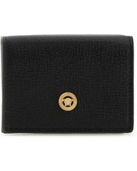 Versace - Leather Medusa Biggie Wallet - Lyst