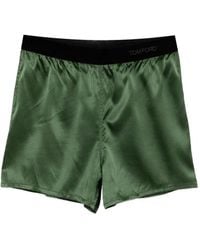 Tom Ford - Stretch Silk Satin Shorts - Lyst