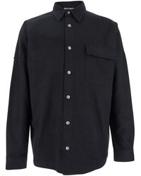 Palm Angels - Logo Print Oversized Shirt - Lyst