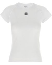 Loewe - Anagram Embroidery T-Shirt - Lyst
