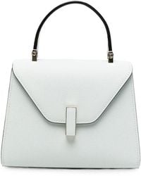 Valextra - Iside Mini Leather Handbag - Lyst