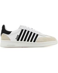 DSquared² - Leather Boxer Sneakers - Lyst