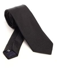 Tagliatore - Silk Tie With Polka Dots - Lyst