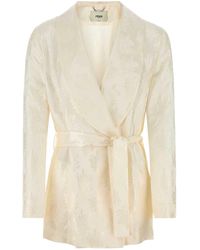 Fendi - Silk Blazer - Lyst