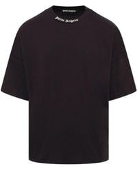 Palm Angels - Logo Cotton T-Shirt - Lyst