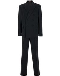 Gucci - Double-Breasted Suit With G Detail - Lyst
