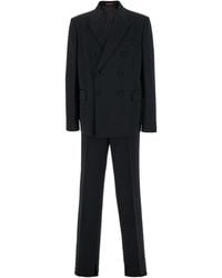 Gucci - Double-Breasted Suit With G Detail - Lyst