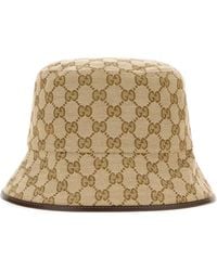 Gucci - Gg Logo Bucket Hat - Lyst