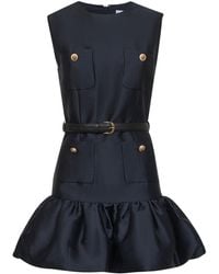 Self-Portrait - Taffeta Mini Dress - Lyst