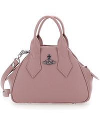 Vivienne Westwood - 'Yasmine Small' Crossbody Bag With Metallic Orb Logo On The Front - Lyst