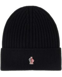 Moncler - Wool Beanie Hat - Lyst
