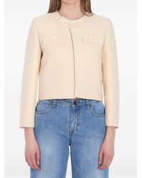 Celine - Cropped Jacket - Lyst