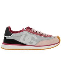 Dolce & Gabbana - 'Aria' Running Sneakers With Logo Detail - Lyst