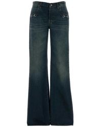 Gucci - Low Rise Bootcut Denim Pants - Lyst