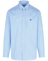 Etro - Light Cotton Shirt - Lyst