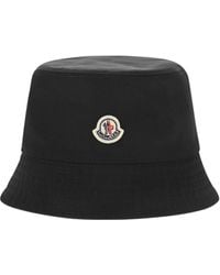 Moncler - Cotton Blend Bucket Hat - Lyst