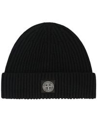 Stone Island - Full Rib Rws Wool Beanie - Lyst
